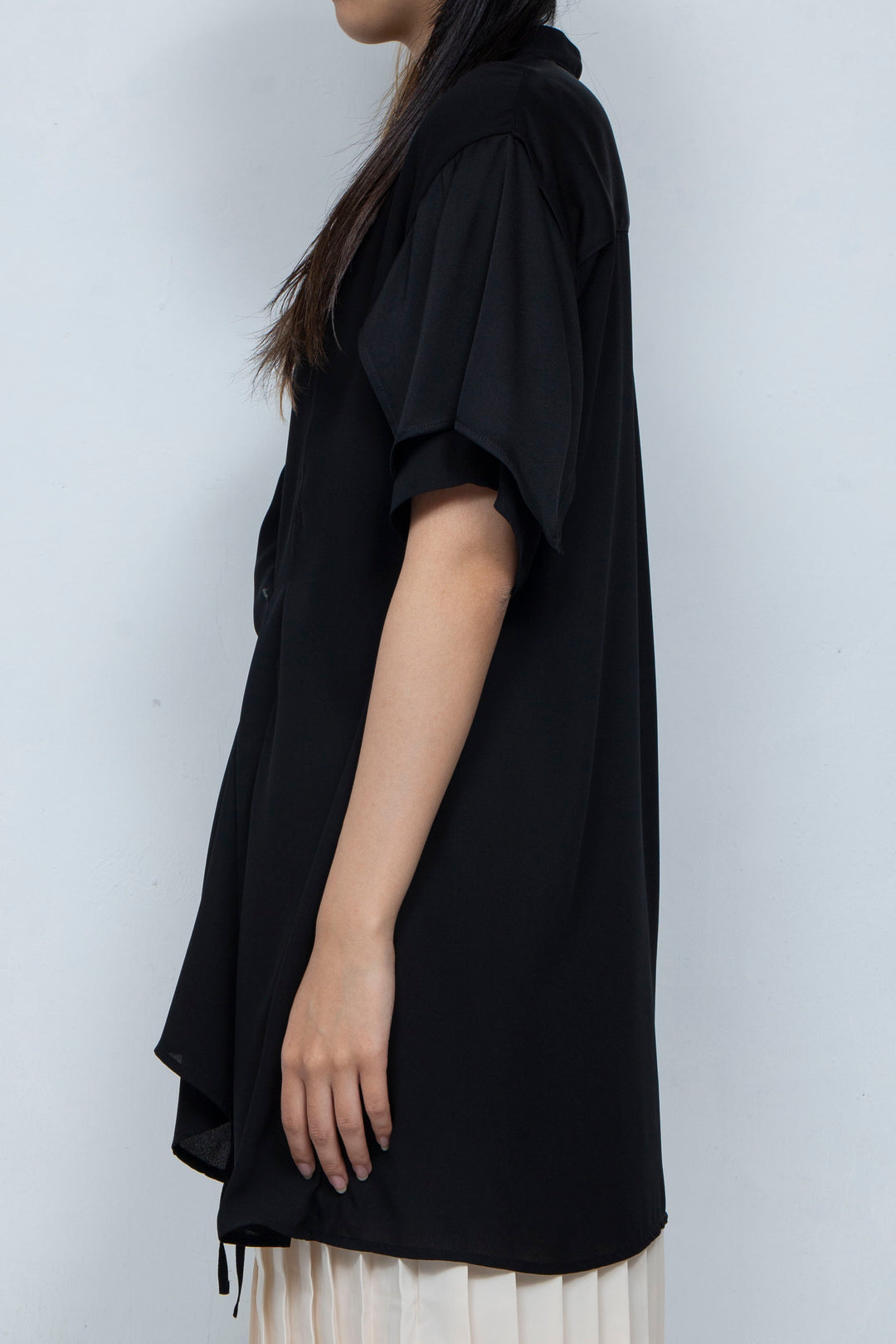 hanging hem shirt