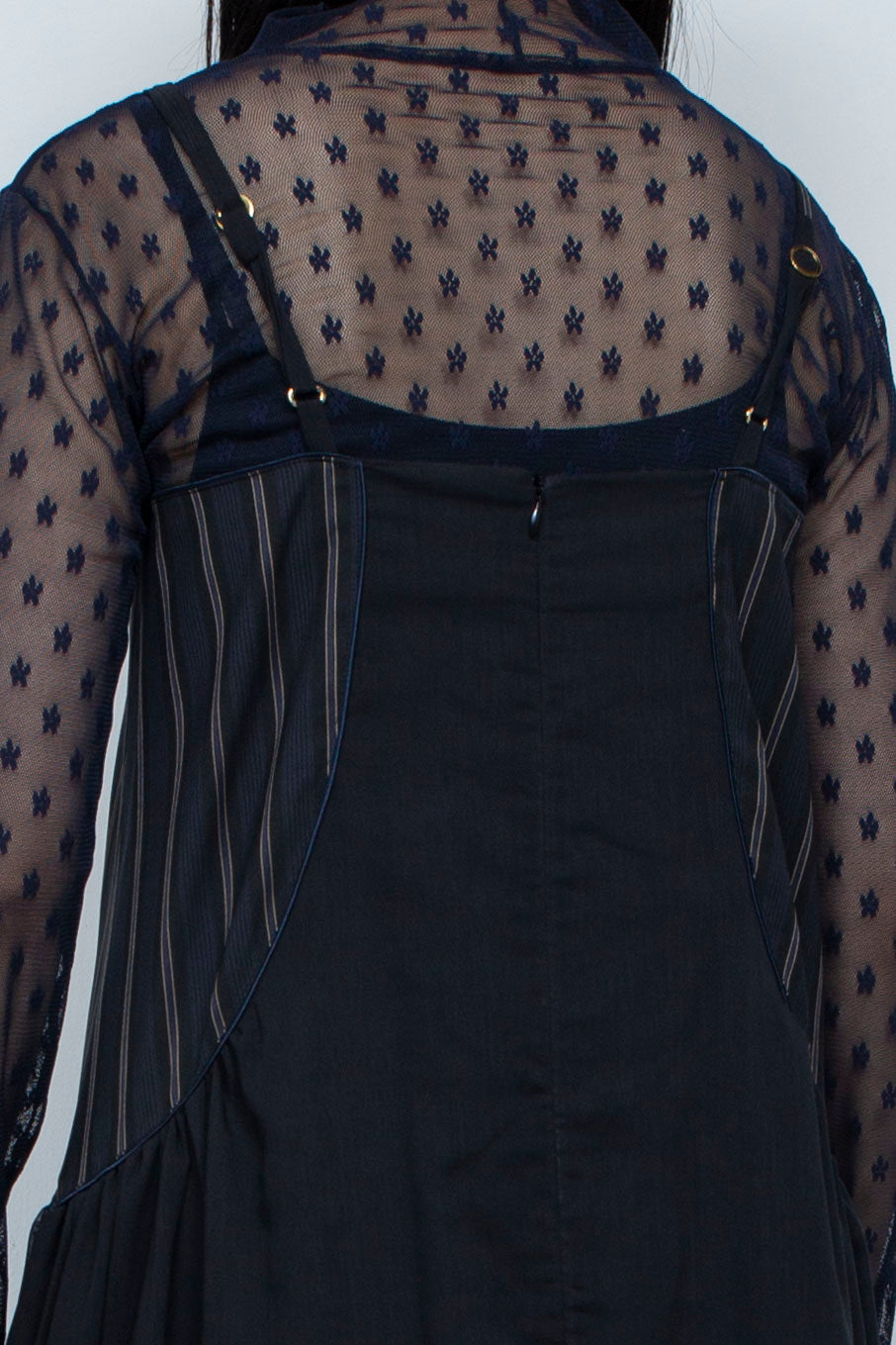 striped camisole dress