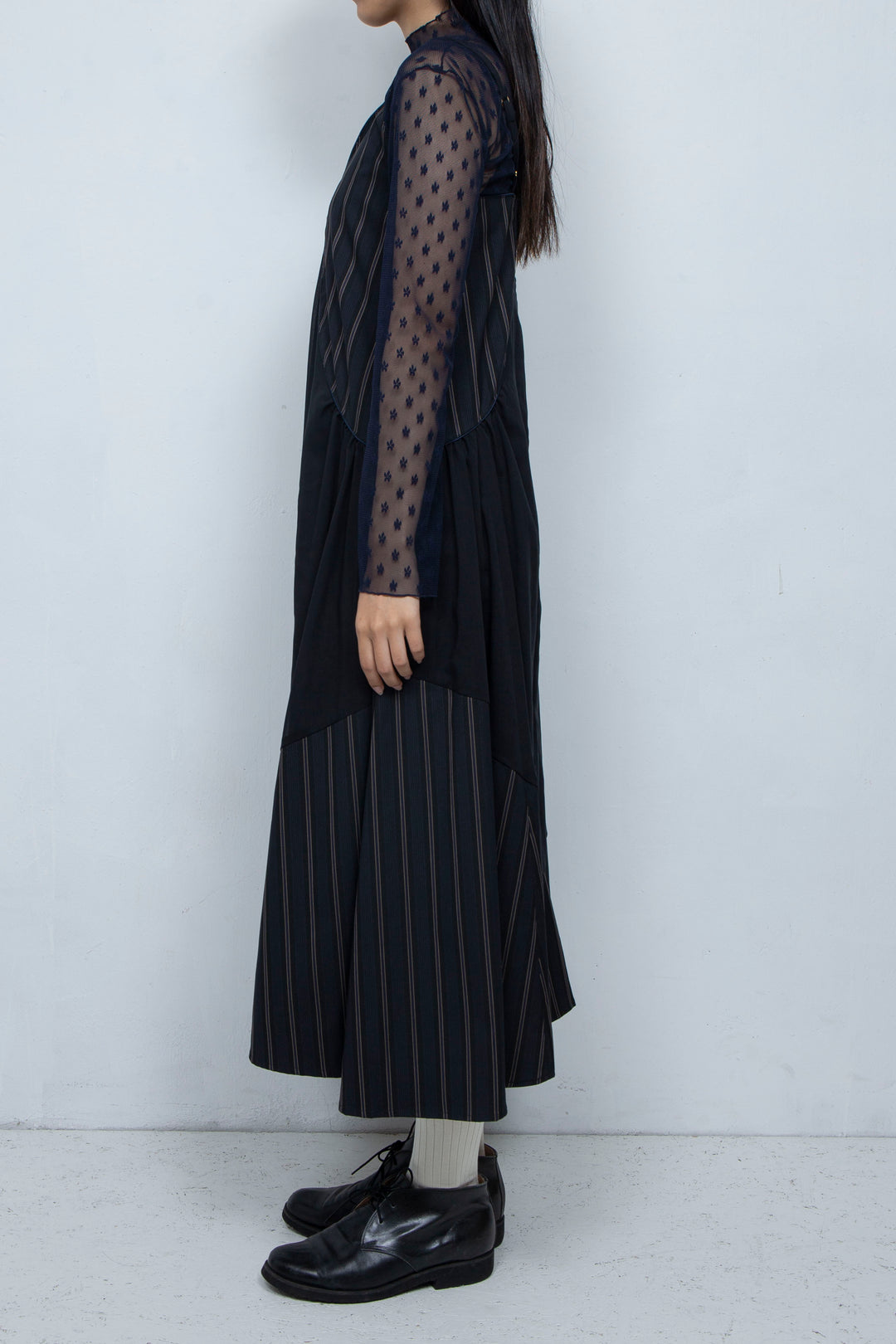 striped camisole dress
