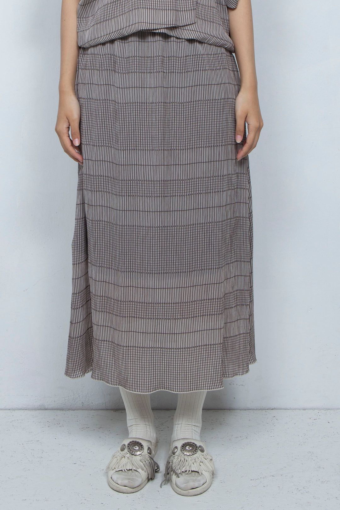 willow jacquard skirt