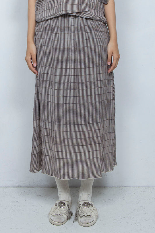 willow jacquard skirt