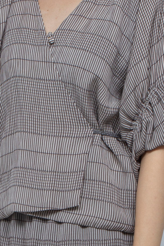 willow jacquard cache-coeur tops
