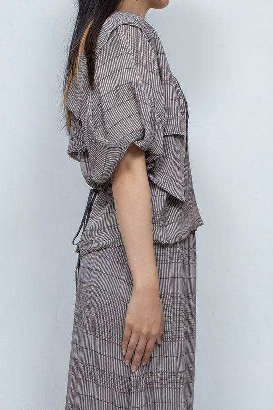 willow jacquard vest