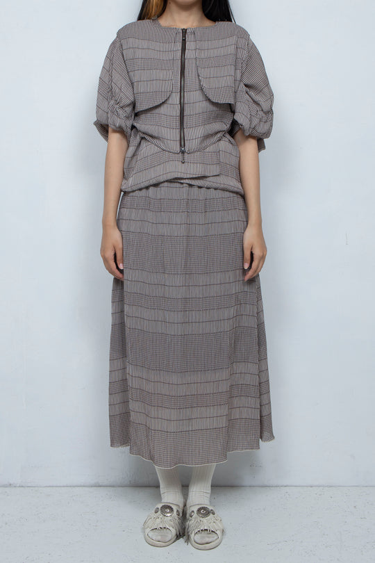 willow jacquard vest
