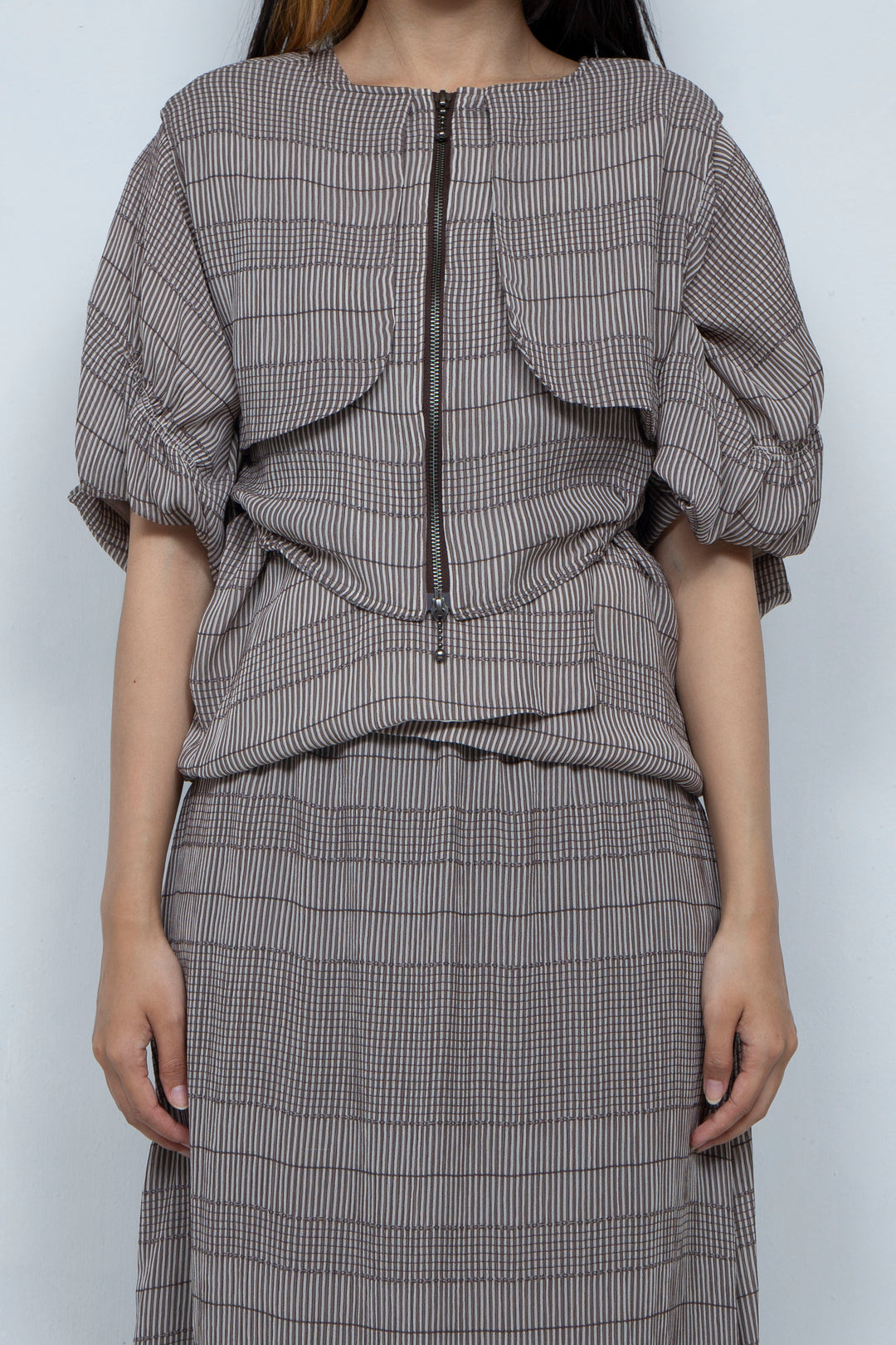 willow jacquard vest