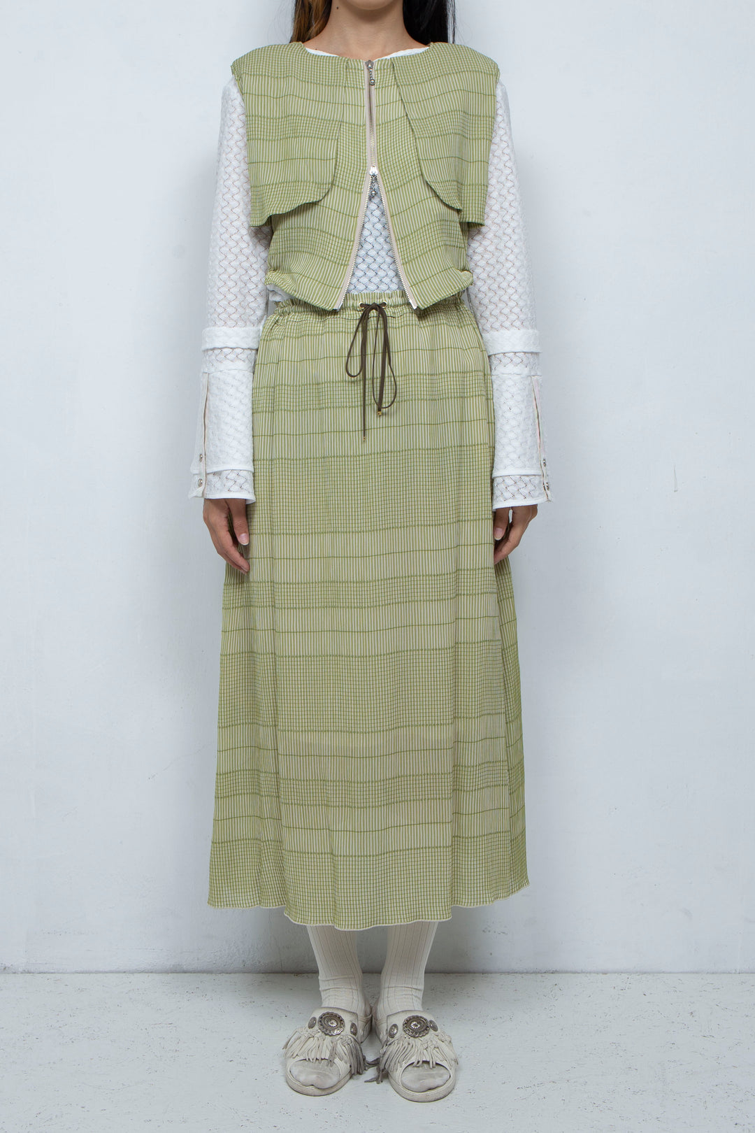willow jacquard skirt