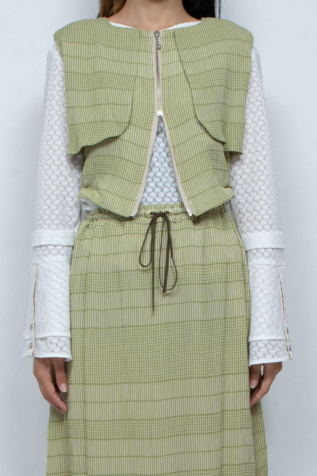 willow jacquard vest