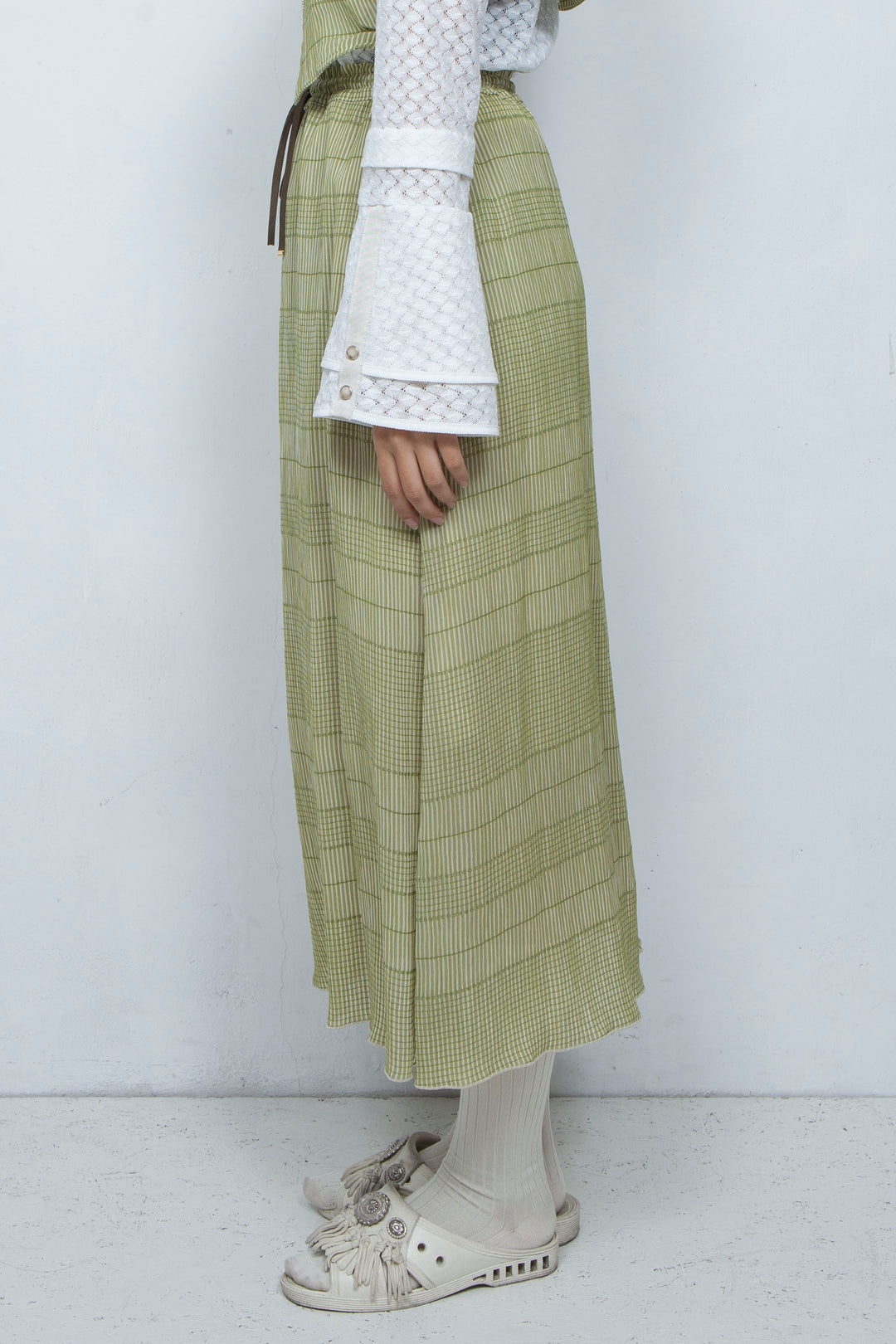 willow jacquard skirt