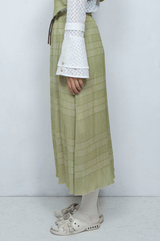 willow jacquard skirt