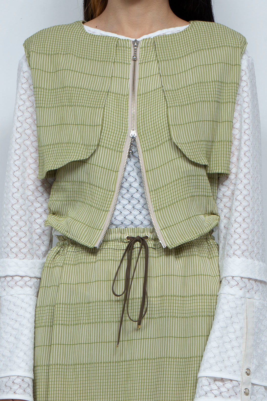 willow jacquard vest