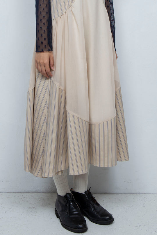 striped camisole dress