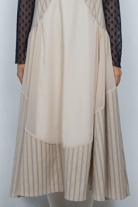 striped camisole dress