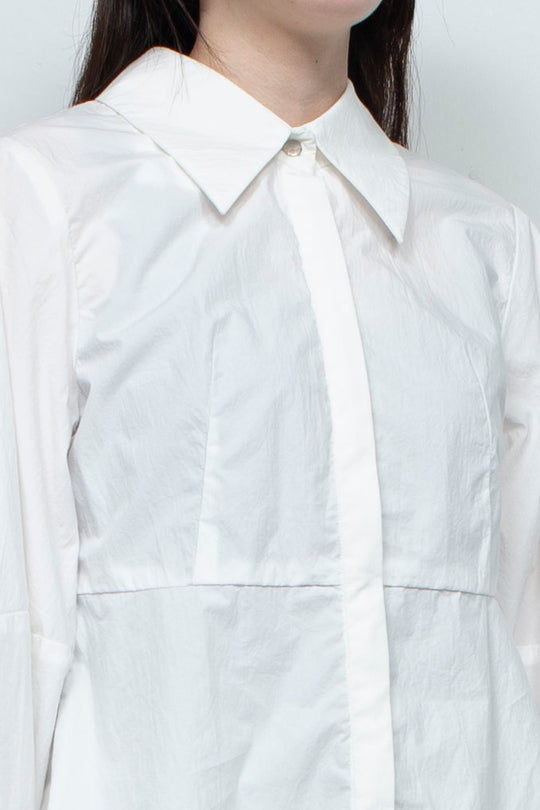 Volume sleeve blouse