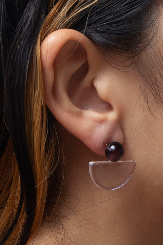 link pierce black(両耳)
