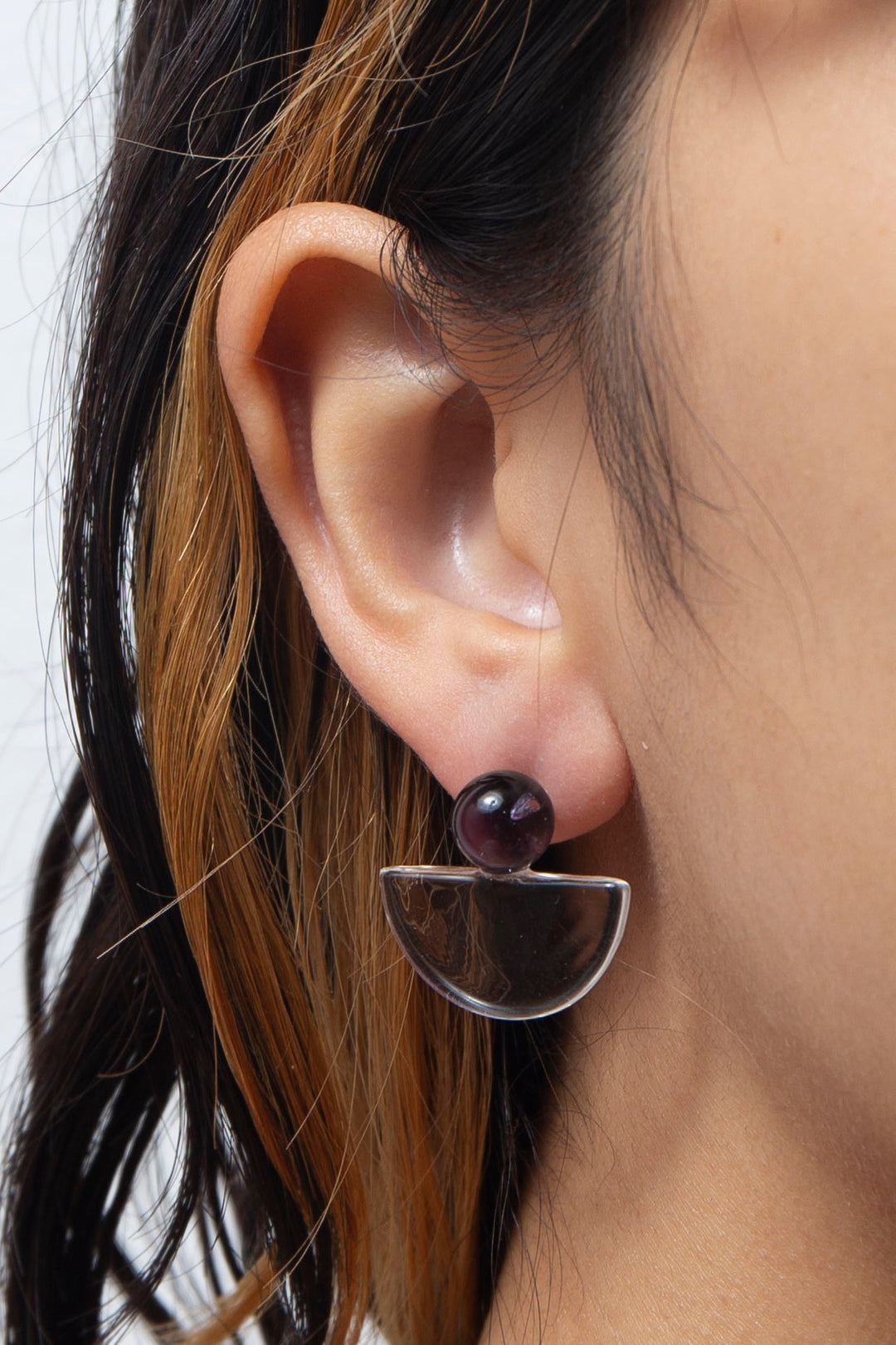 link pierce black(両耳)