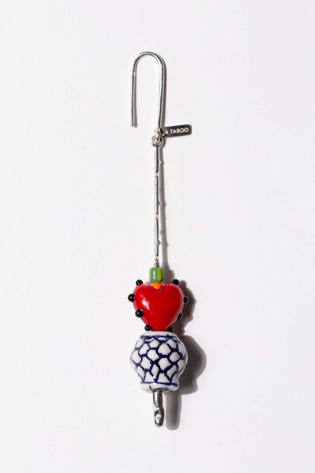 Heart Pot Drop Earring