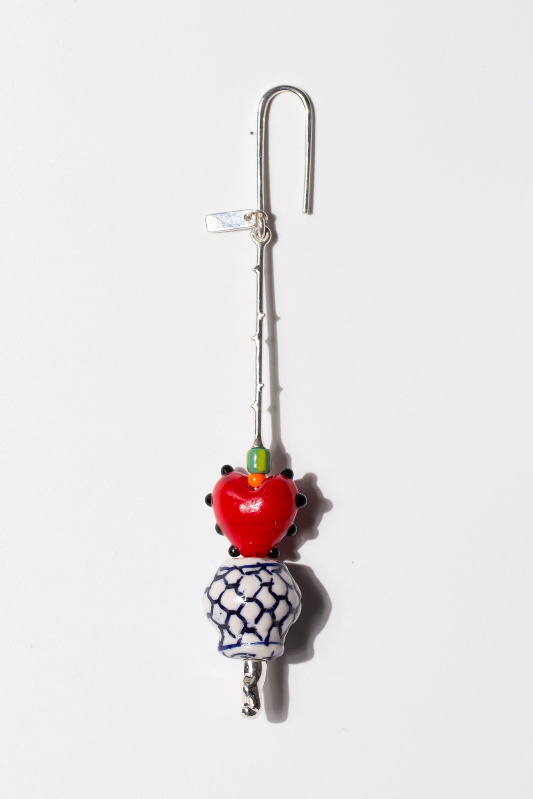 Heart Pot Drop Earring