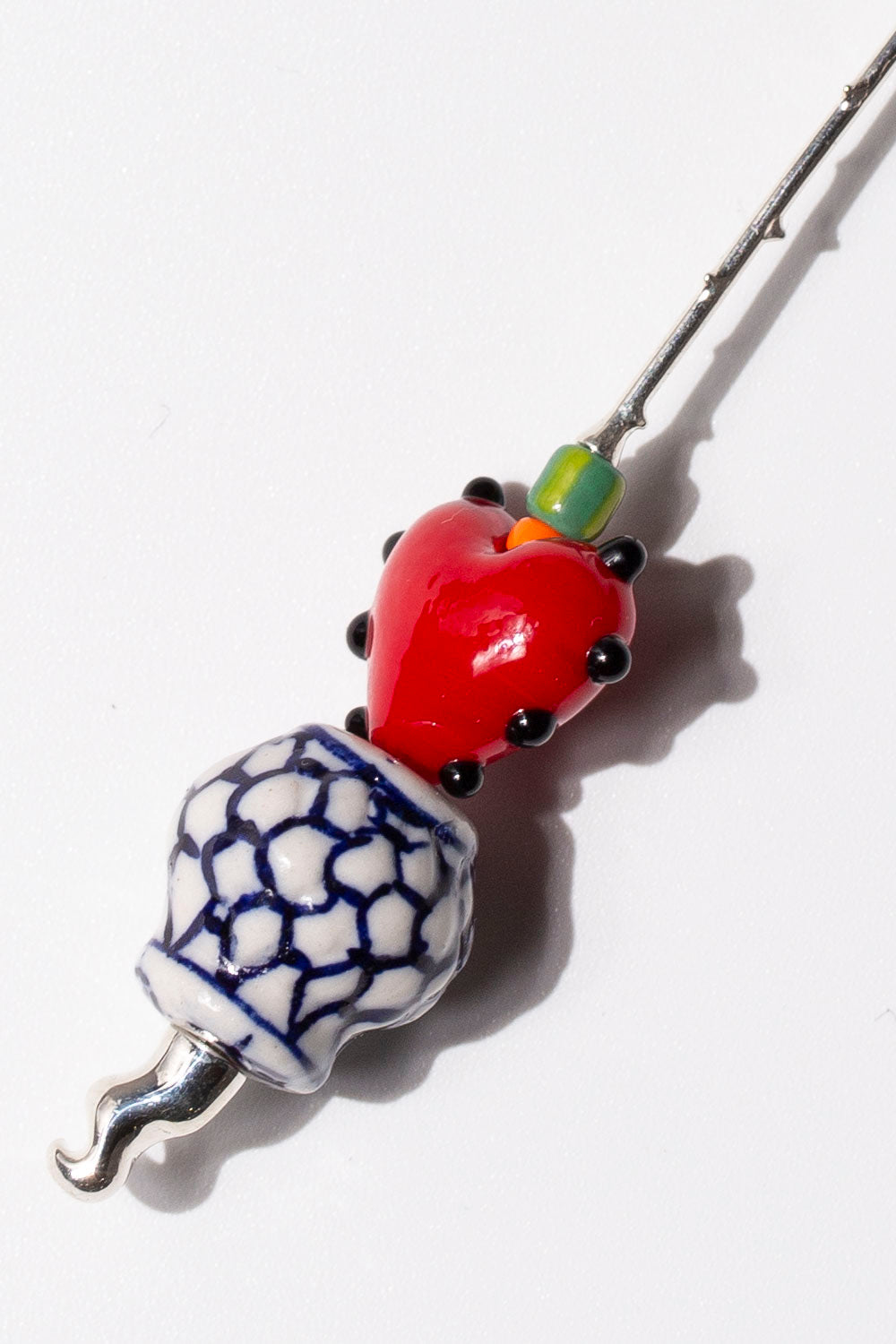 Heart Pot Drop Earring