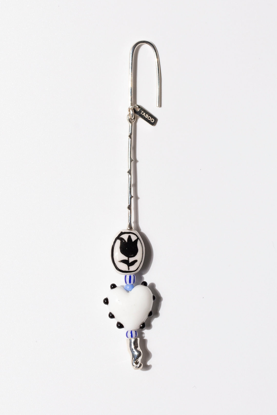 Tulip Heart Drop Earring