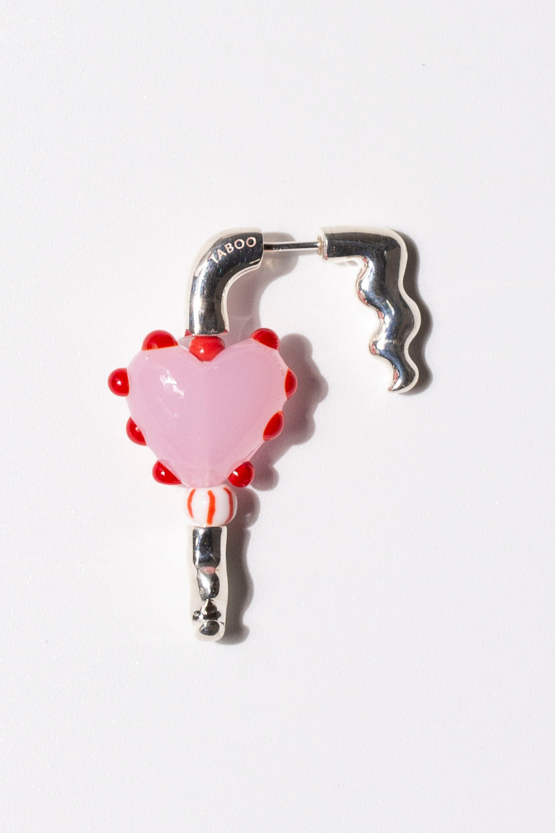 Pink Heart Earring