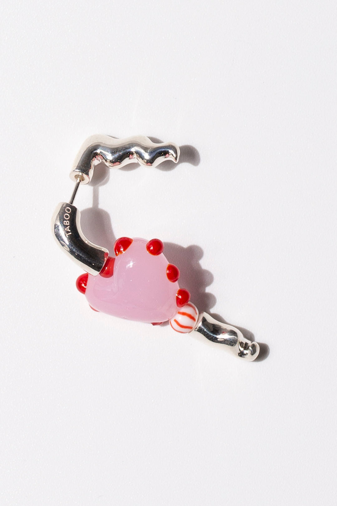 Pink Heart Earring
