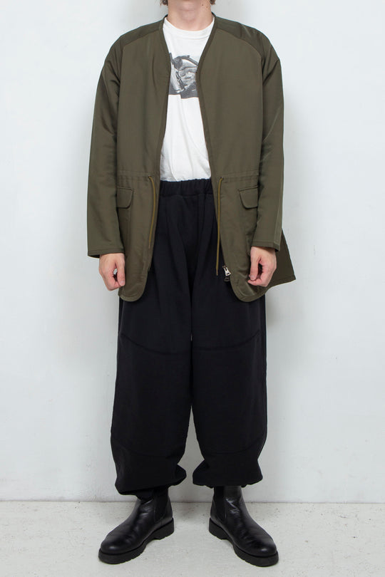 Cotton Nylon Long Cardigan