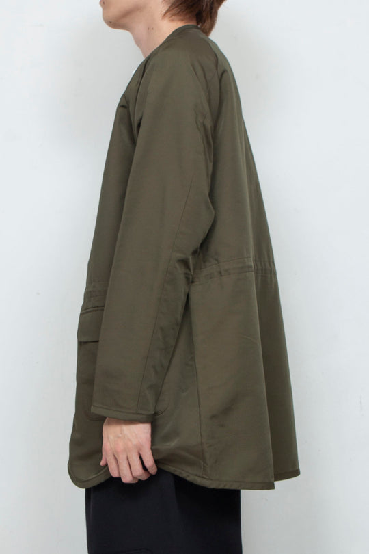 Cotton Nylon Long Cardigan