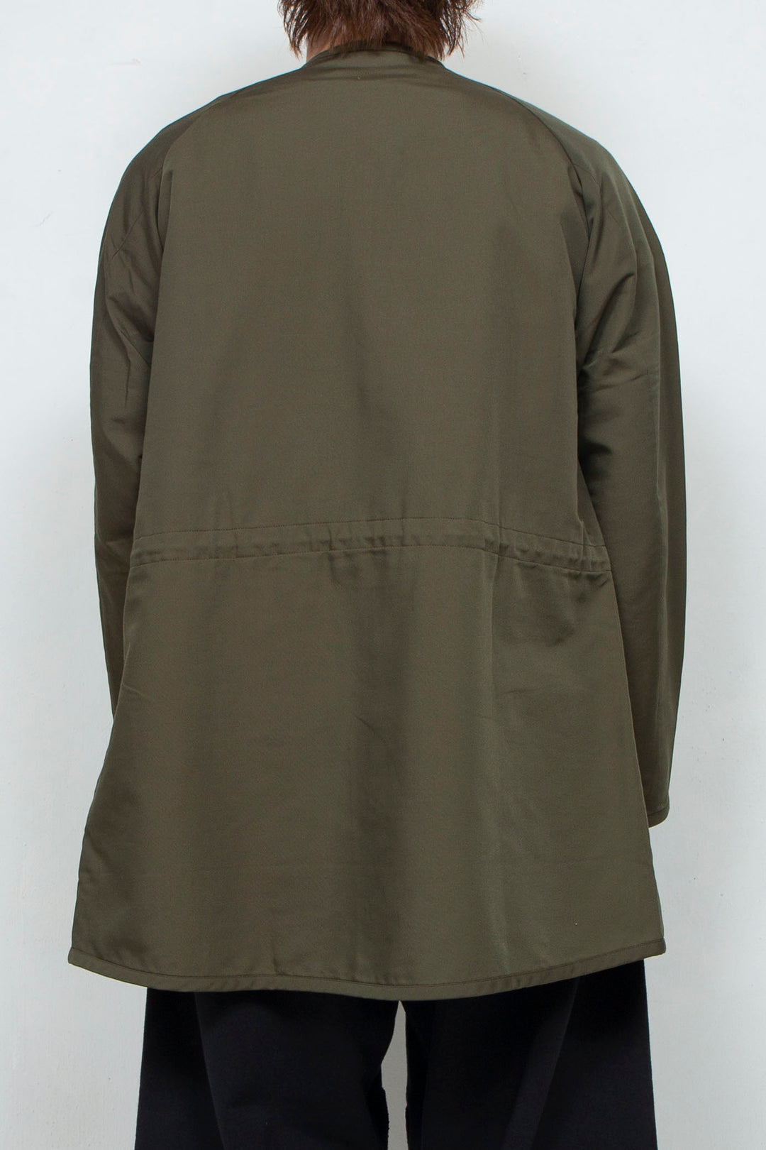 Cotton Nylon Long Cardigan