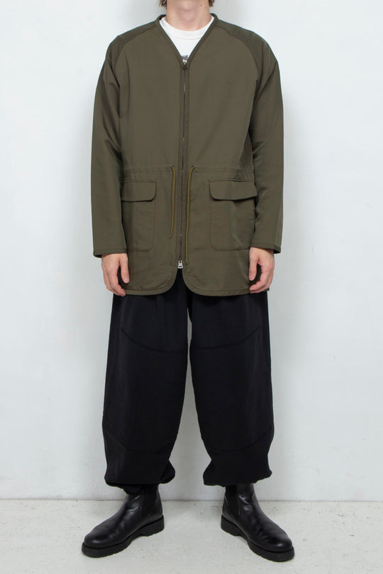 Cotton Nylon Long Cardigan