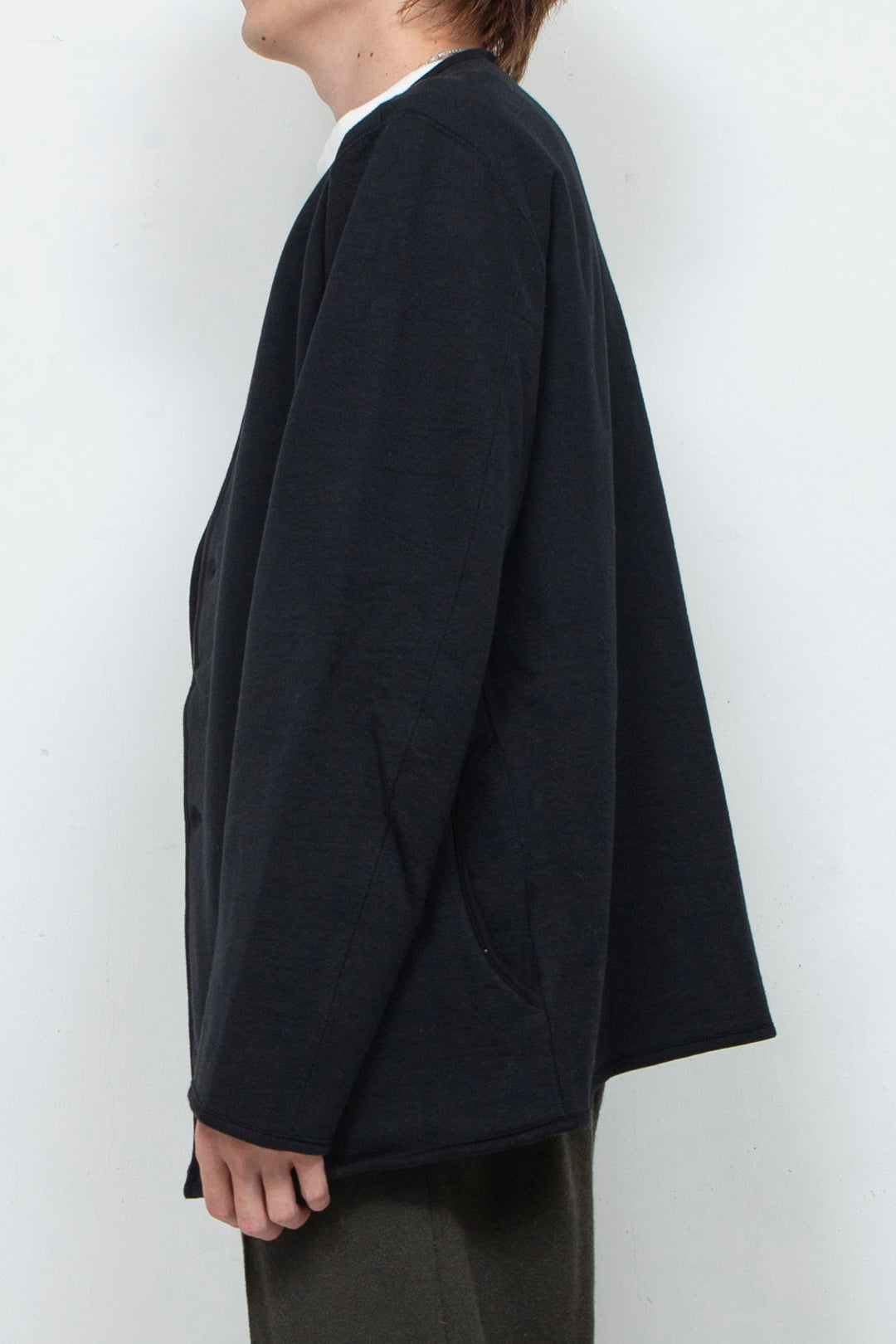 Sweat Cardigan Black