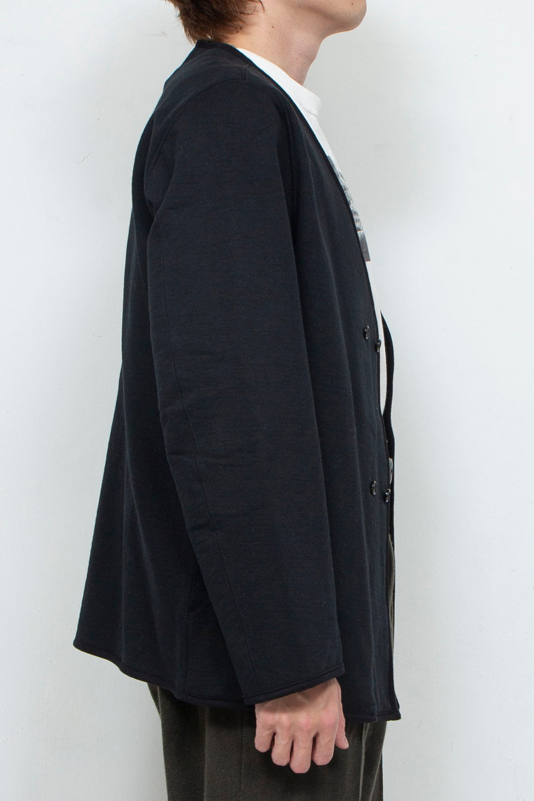 Sweat Cardigan Black