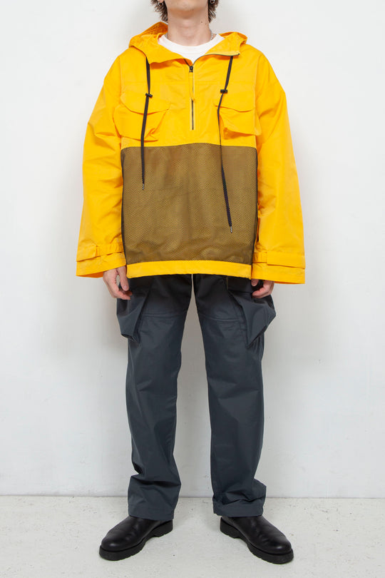 DEFORMATION NAVY DECK ANORAK BLOUSON YELLOW