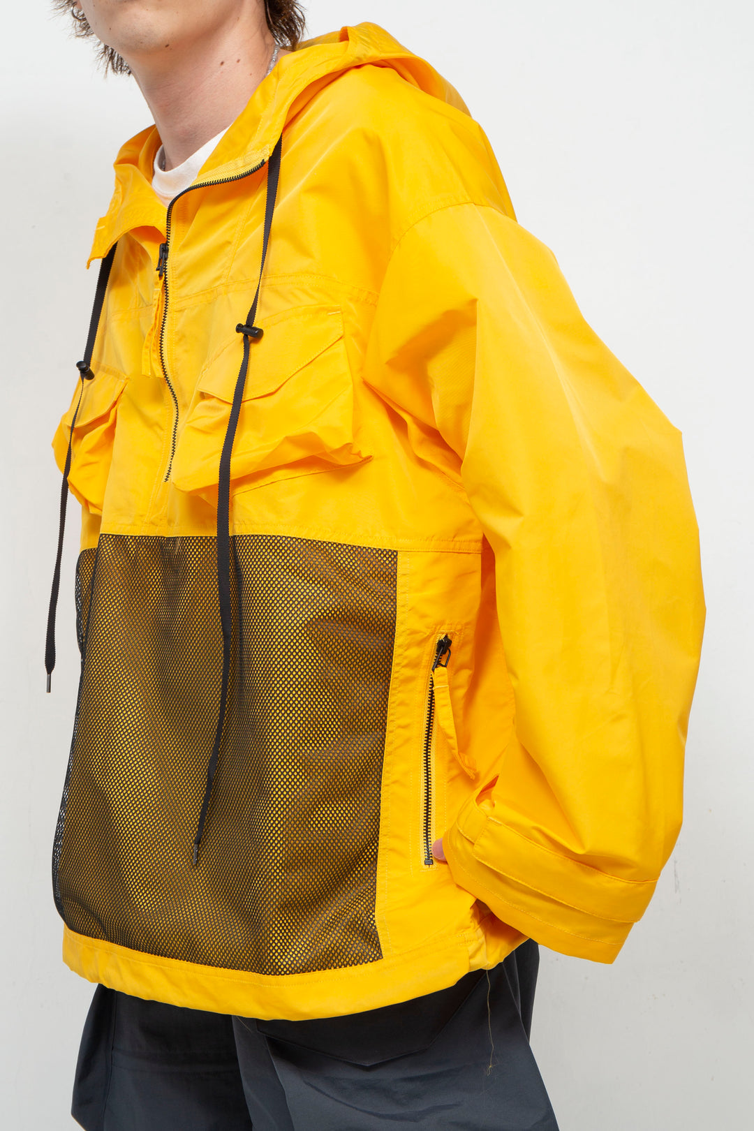 DEFORMATION NAVY DECK ANORAK BLOUSON YELLOW