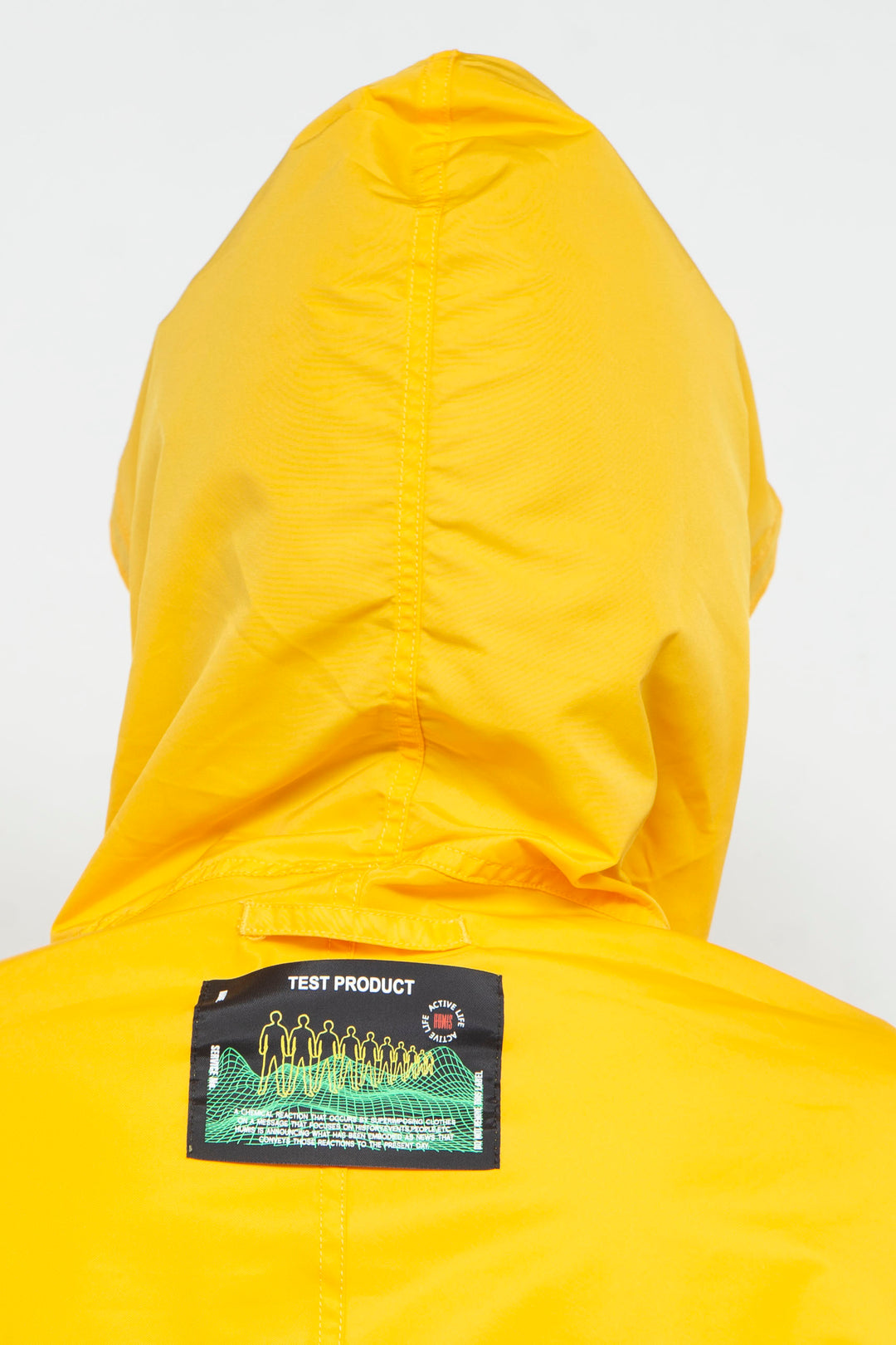 DEFORMATION NAVY DECK ANORAK BLOUSON YELLOW