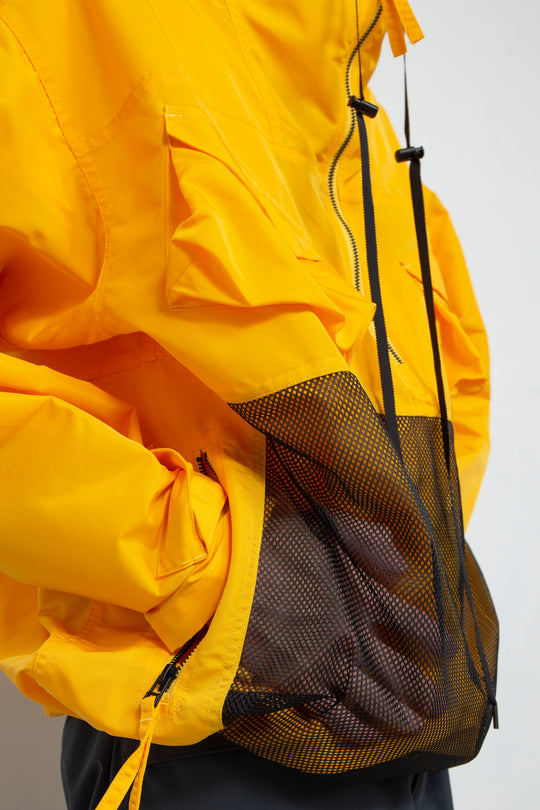 DEFORMATION NAVY DECK ANORAK BLOUSON YELLOW