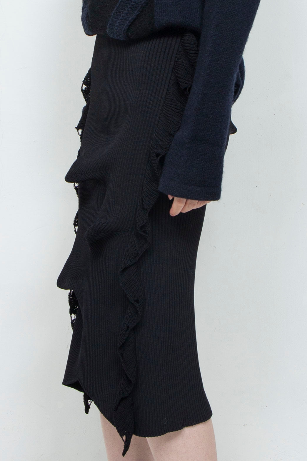 Deformed Skirt Black