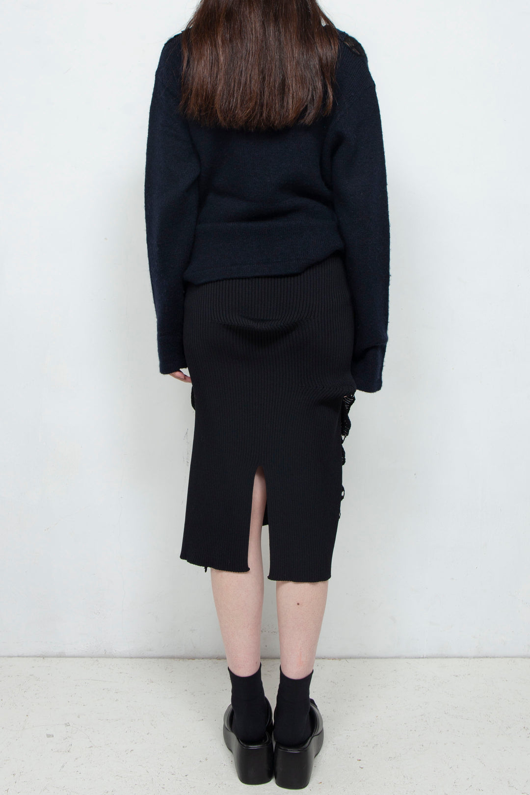 Deformed Skirt Black