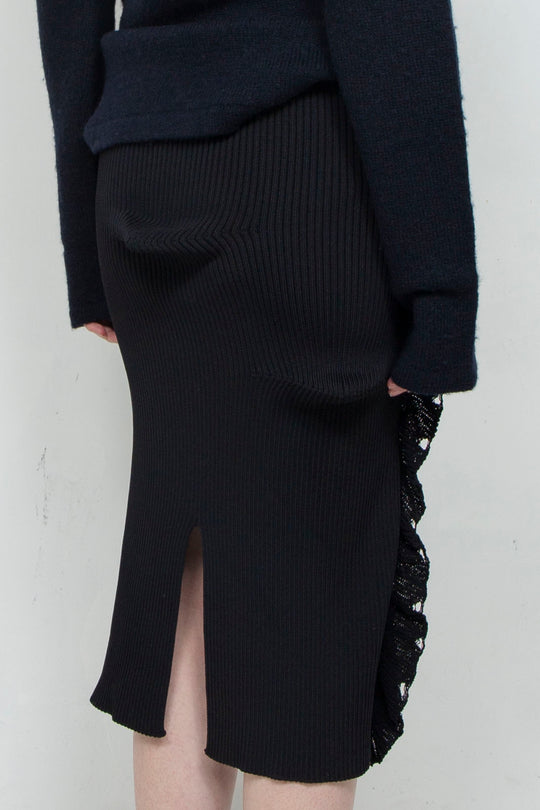 Deformed Skirt Black