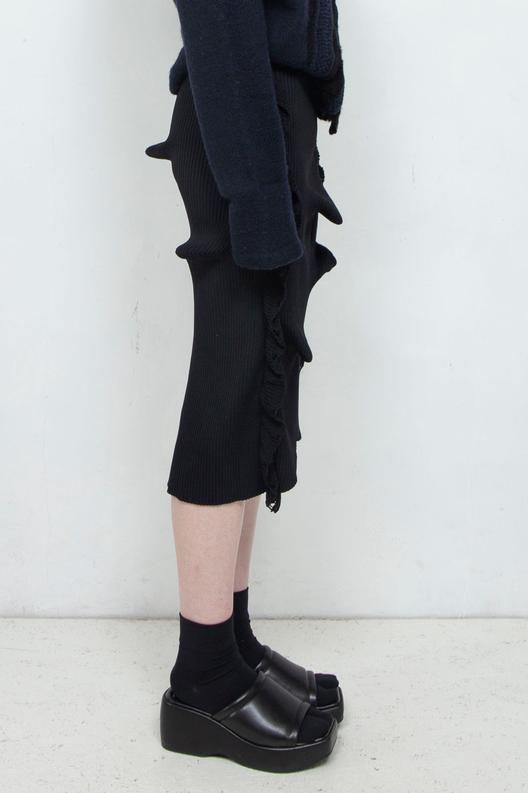 Deformed Skirt Black