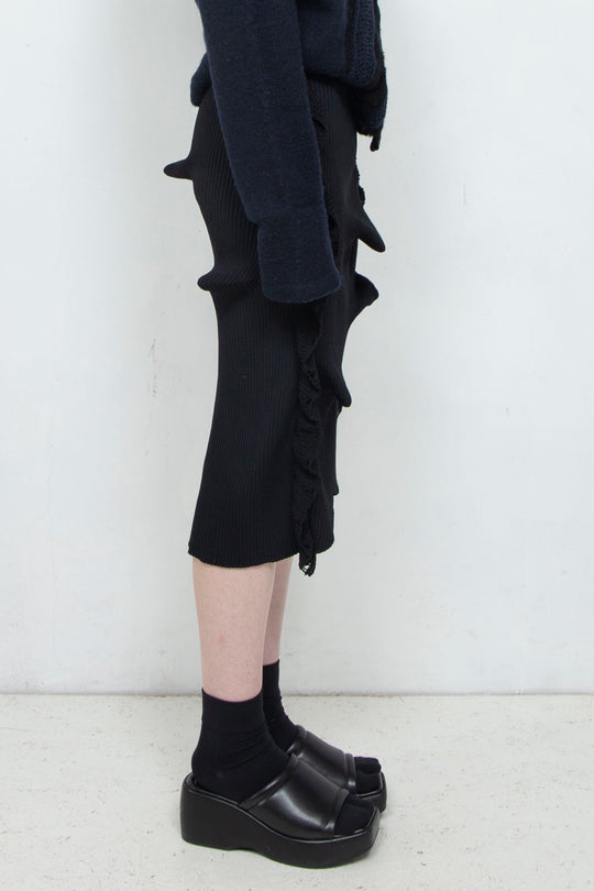 Deformed Skirt Black