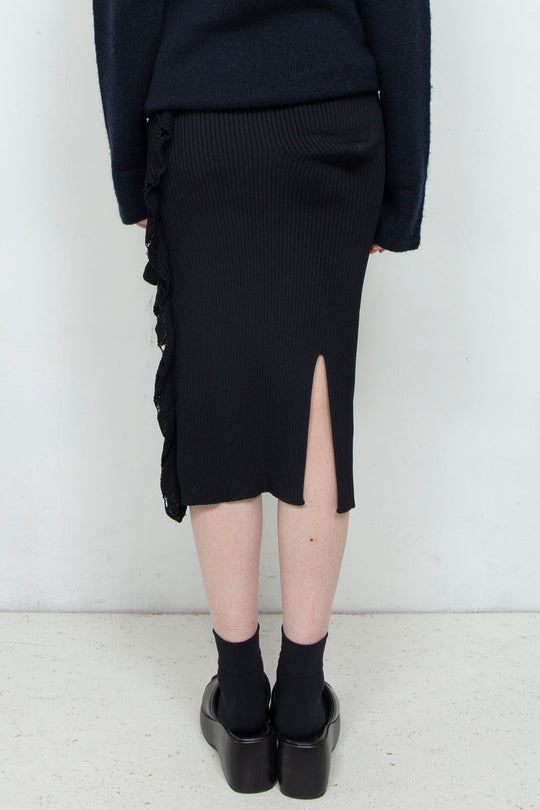 Deformed Skirt Black