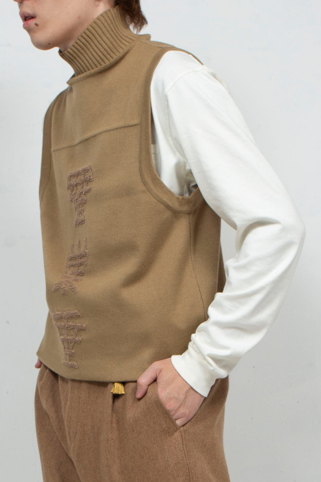 Kakeziku Vest Beige