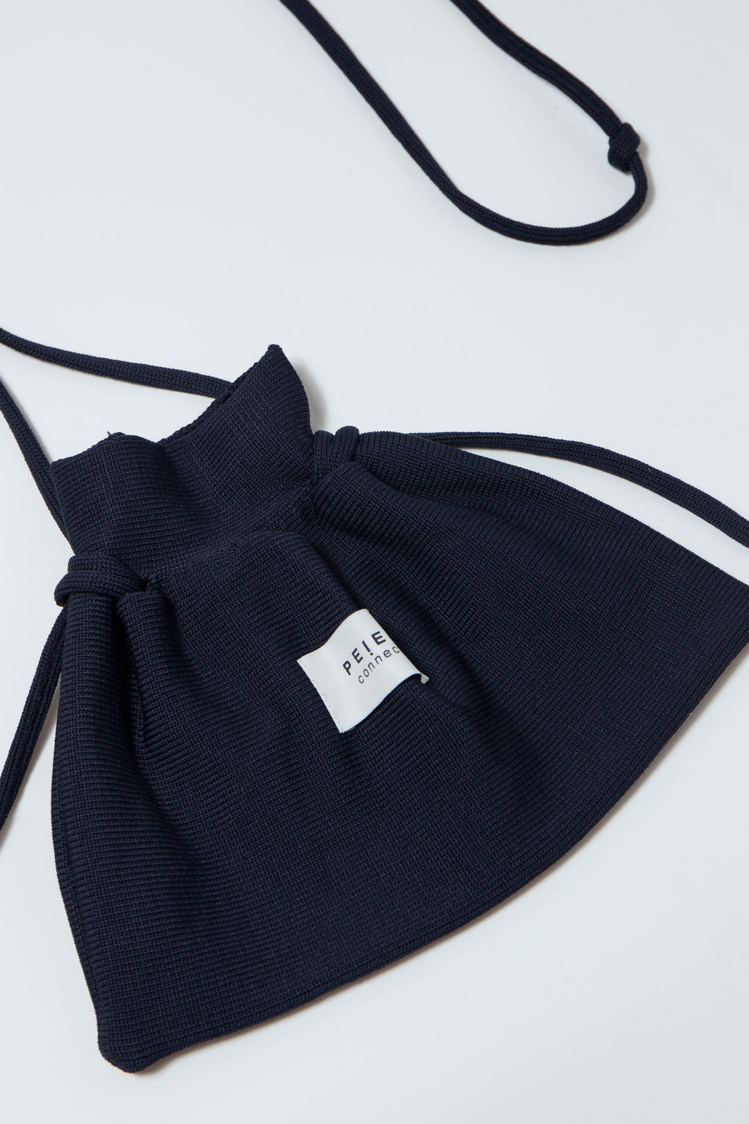 Knit Pocket Bag Dark Navy