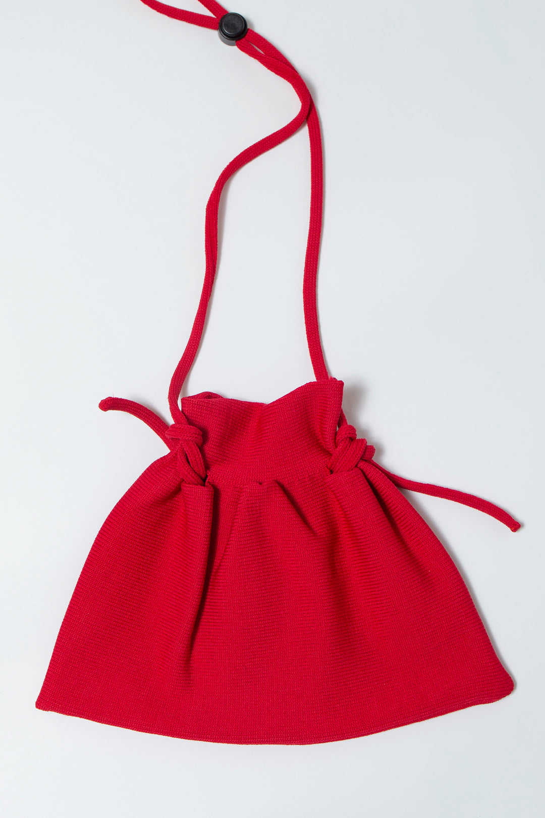 Knit Pocket Bag Red