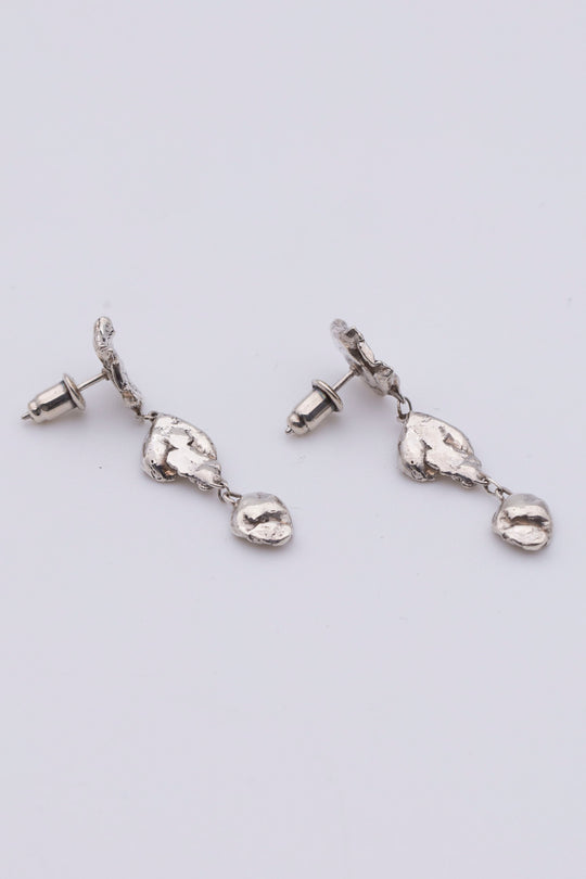 moonscape earrings silver BHE3