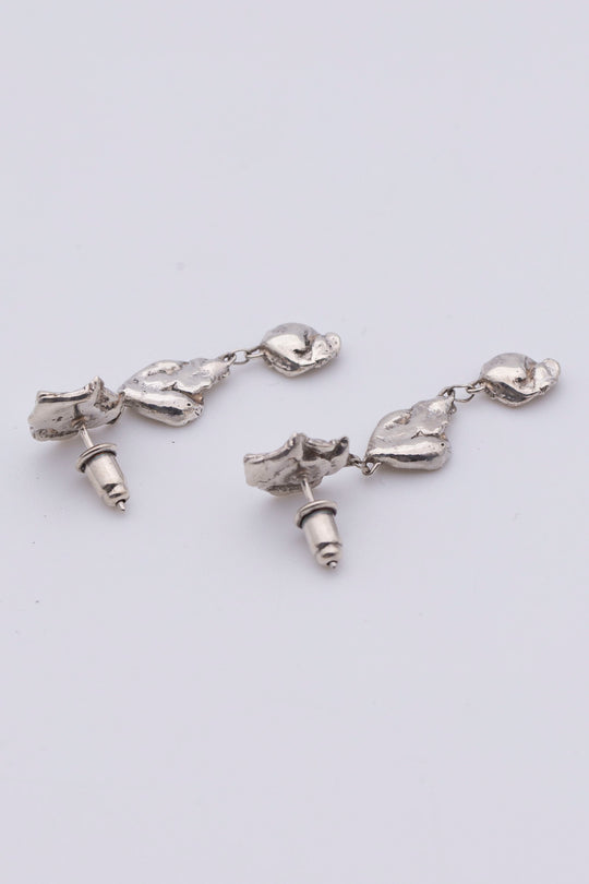 moonscape earrings silver BHE3