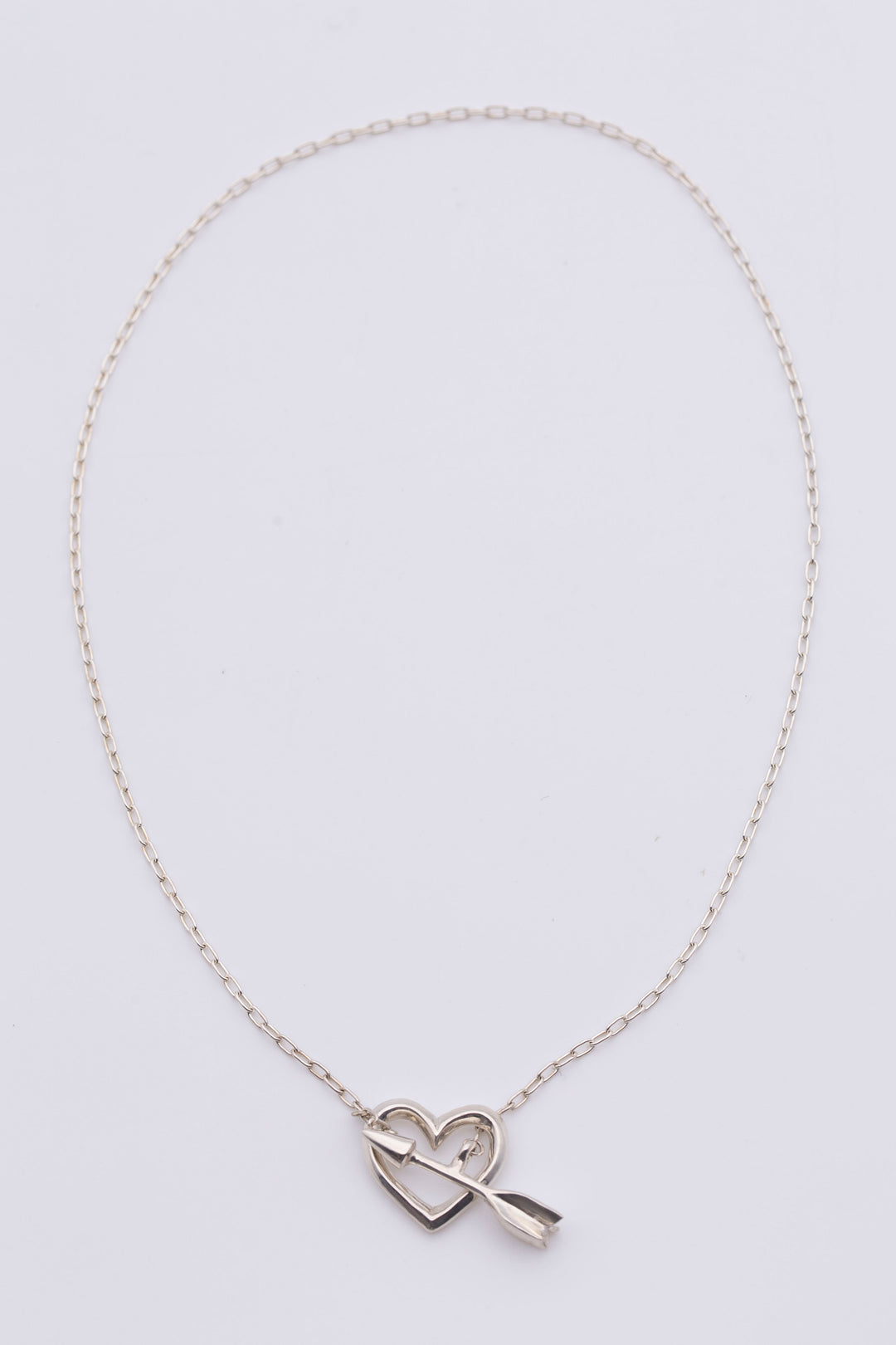 heart & arrow necklace silver BHN6