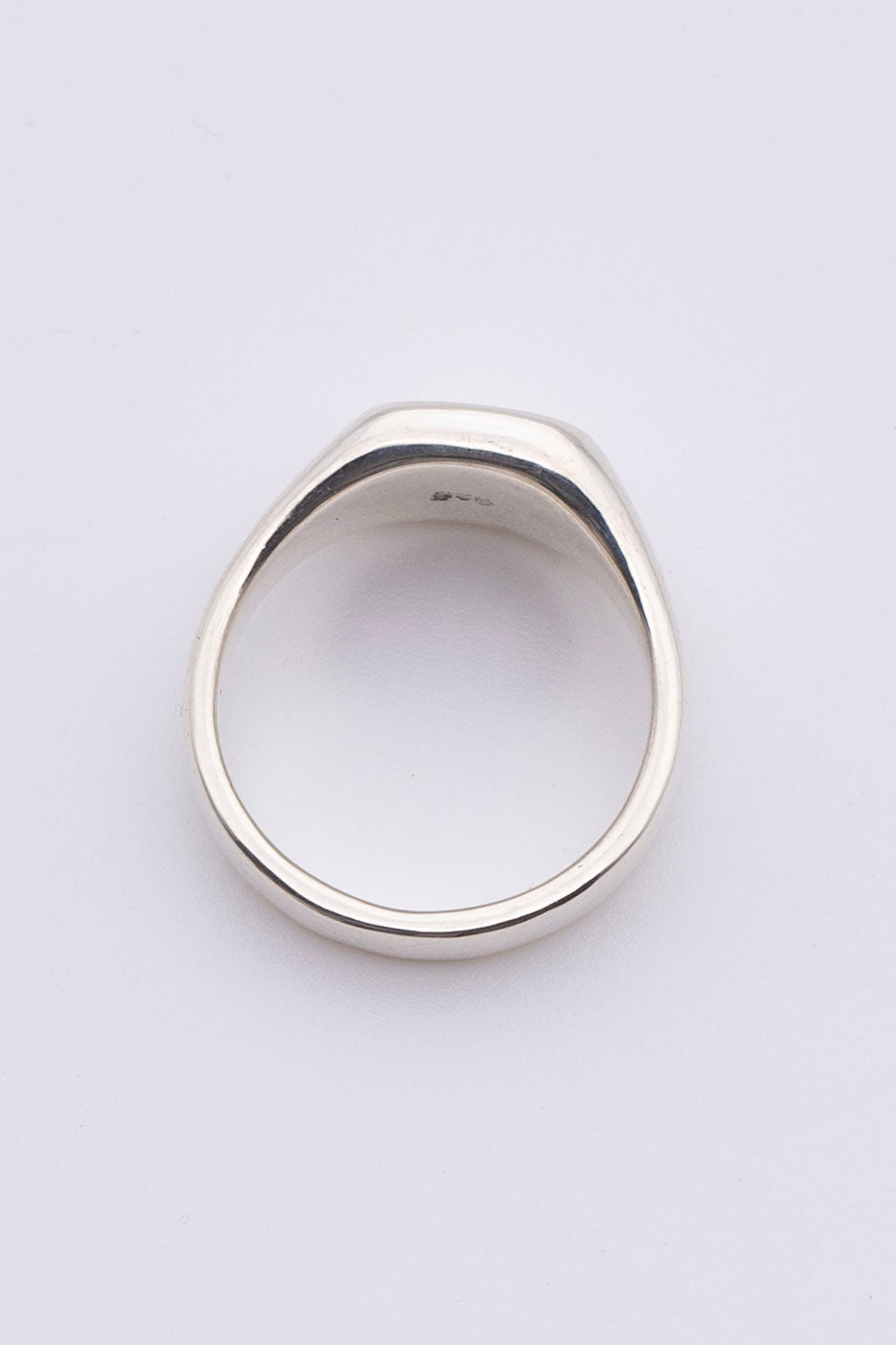 square signet ring silver BHR4