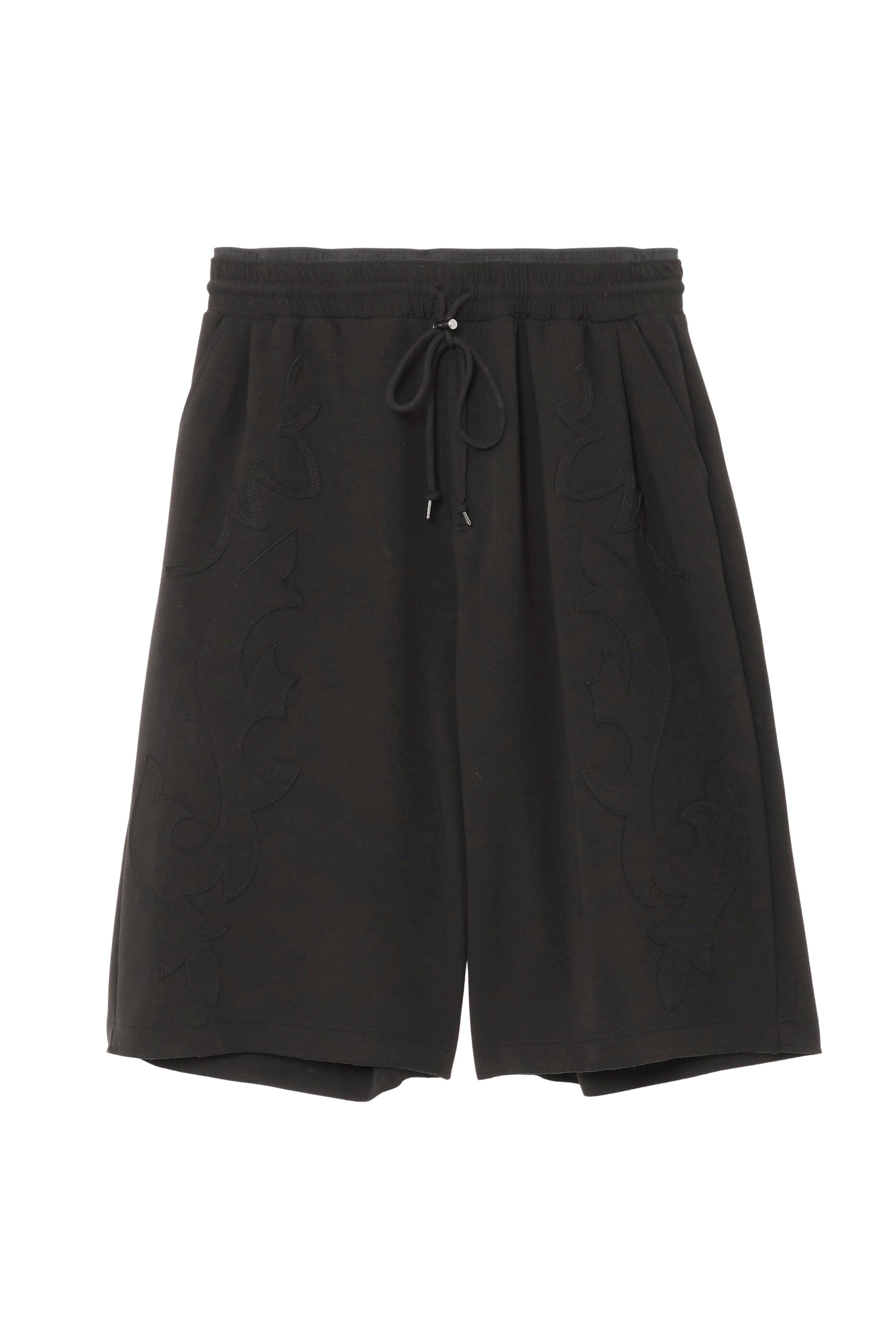 未使用 arenotis アーノッティーズ Western-Cut Double-Knit Baggy Shorts SS26PT-03 ショートパンツ ブラック 黒 1 71016153 Western-Cut Double-Knit Baggy Shorts TAUPE / arenotis(アー