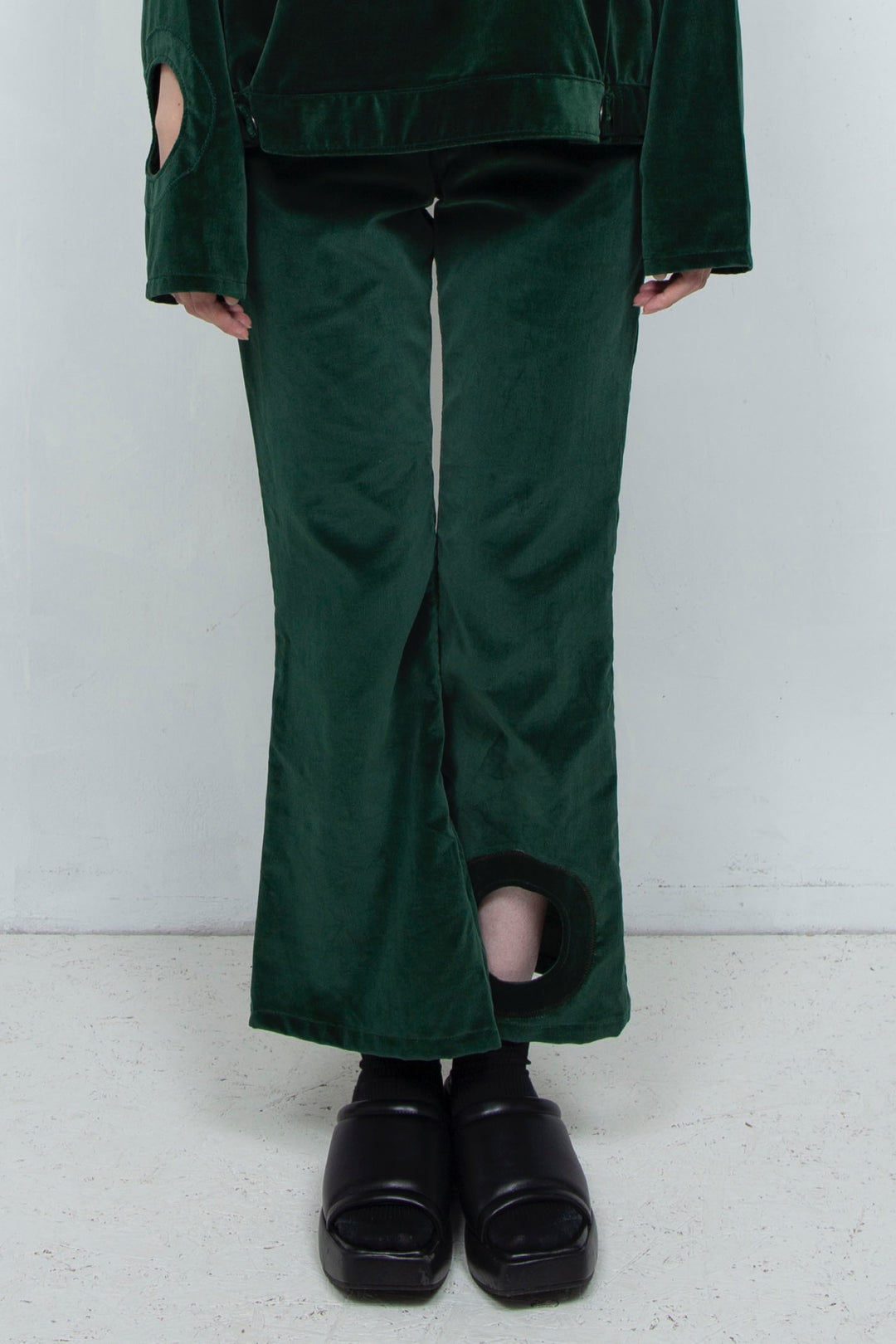 HOLE PUNCH SLACKS Moss